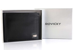 мужской кожаный rfid-кошелек rovicky cpr-021-bar цена и информация | Мужские кошельки | kaup24.ee