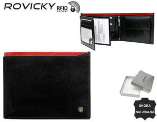 rfid nahast rahakott rovicky n992-rvt hind ja info | Meeste rahakotid | kaup24.ee