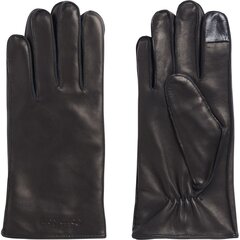 Перчатки CALVIN KLEIN Stitched Leather Gloves K50K511015BAX цена и информация | Мужские шарфы, шапки, перчатки | kaup24.ee