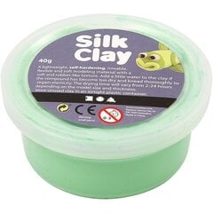 Silk Clay - roheline värv, 40 gr hind ja info | Kunstitarbed, voolimise tarvikud | kaup24.ee