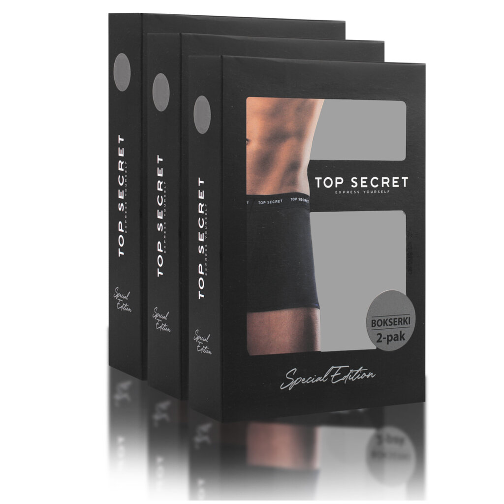 Meeste bokserid Top Secret, puuvillased, 6 tk, suurus M ZES_TS_BM904_M цена и информация | Meeste aluspesu | kaup24.ee