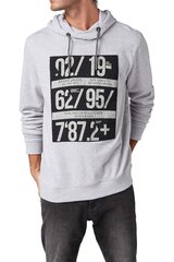 Meeste Tom Tailor Hoodie Artwork kapuutsiga hall цена и информация | Мужские толстовки | kaup24.ee