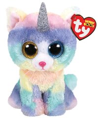 Plüüsist mänguasi TY Beanie Boos HEATHER - värviline kass, sarvega, 15 cm, 36250 цена и информация | Мягкие игрушки | kaup24.ee