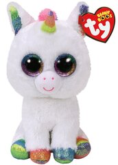 Plüüsist mänguasi TY Beanie Boos PIXY, valge ükssarvik, 15 cm, 36852 hind ja info | Pehmed mänguasjad | kaup24.ee