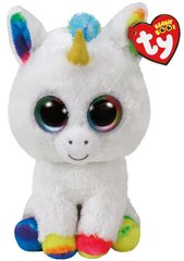 Плюшевая игрушка TY Beanie Boos PIXY, белый единорог, 23 см, 37157 цена и информация | Мягкие игрушки | kaup24.ee