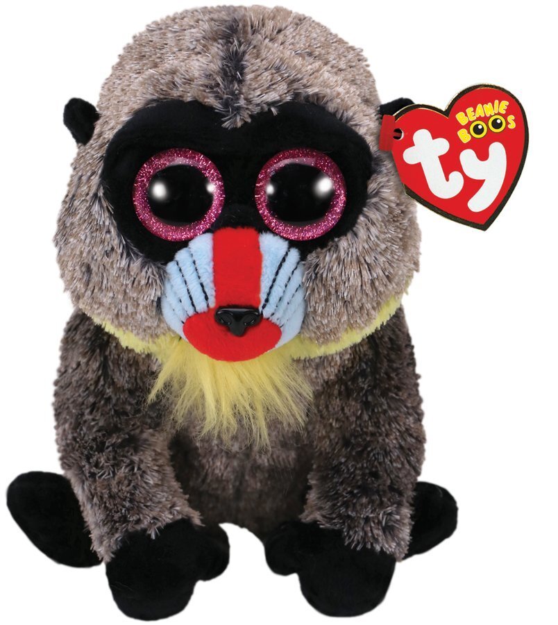 Plüüsist mänguasi TY Beanie Boos WASABI - ahv paavian 15 cm, 36895 hind ja info | Pehmed mänguasjad | kaup24.ee