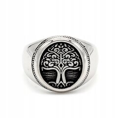 VIKING RING TREE OF LIFE Yggdrasil Odin 401 401 цена и информация | Мужские украшения | kaup24.ee