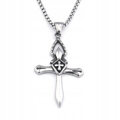 NANDLING Silver Steel CROSS PRAYER 368 368 цена и информация | Мужские украшения | kaup24.ee