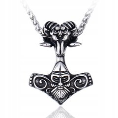 THOR Valknut NORDIC viikingi vasara kaelakee 298 298 hind ja info | Meeste ehted | kaup24.ee