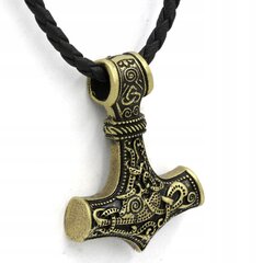 Meeste Hammer of THOR MJOLNIR GOLD 125 125-2 hind ja info | Meeste ehted | kaup24.ee