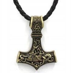 Meeste Hammer of THOR MJOLNIR GOLD 125 125-2 hind ja info | Meeste ehted | kaup24.ee