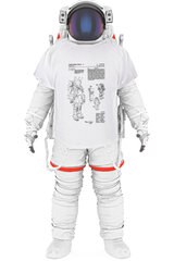 Trace of Space meeste valge T-särk "Suit patent" TOSW10013_S hind ja info | Meeste T-särgid | kaup24.ee