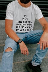 Футболка Ctrl+ мужская белая "How did you..." CNTRLW10035_S цена и информация | Мужские футболки | kaup24.ee