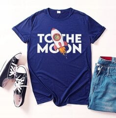 T-särk T-SHIRT DogeCoin To The Moon BTC 02L KOSZ-CRYPT-02L hind ja info | Meeste T-särgid | kaup24.ee