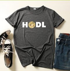 T-särk T-SHIRT DogeCoin HODL Krypto BTC 01XL KOSZ-CRYPT-01XL hind ja info | Meeste T-särgid | kaup24.ee