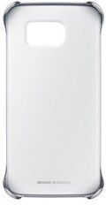 Samsung EF-QG920BSE Super Slim Back Case G920 Galaxy S6 Clear/Silver (EU Blister) цена и информация | Чехлы для телефонов | kaup24.ee