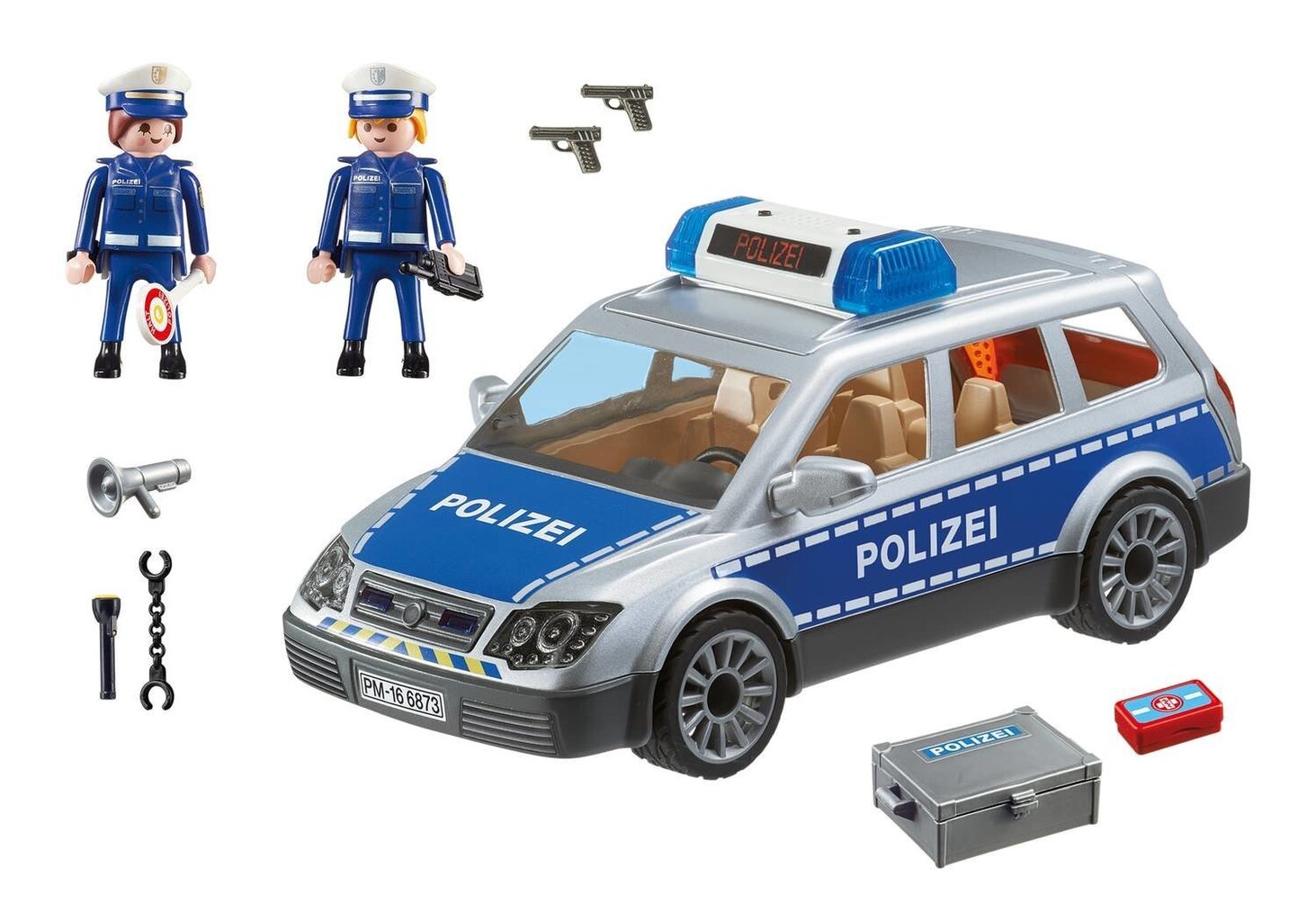 6873 PLAYMOBIL® City Action Politsei automudel цена и информация | Klotsid ja konstruktorid | kaup24.ee