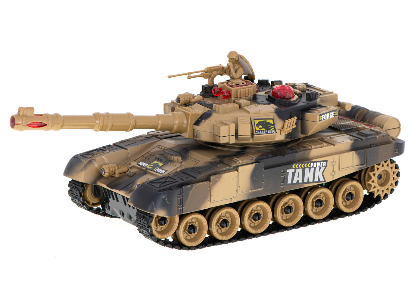 RC tank puldiga, roheline hind ja info | Poiste mänguasjad | kaup24.ee