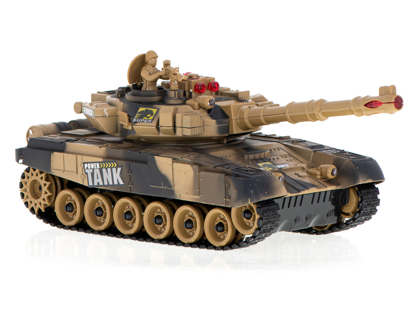 RC tank puldiga, roheline hind ja info | Poiste mänguasjad | kaup24.ee