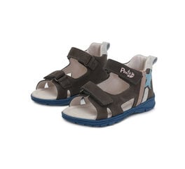 Кожаные сандалии для мальчика Ponte20 DA05-1-336A, серые цена и информация | Детские сандали | kaup24.ee