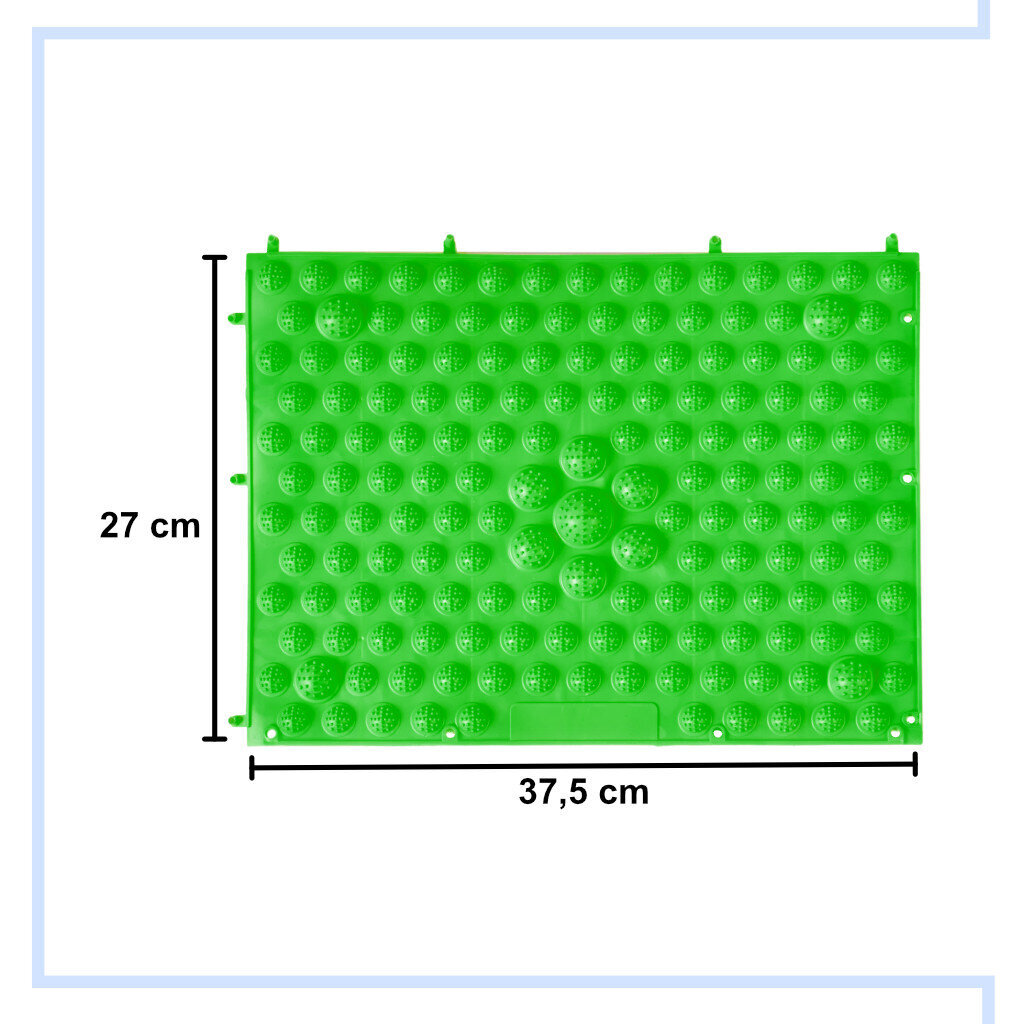 Jalamassaaži matt, roheline цена и информация | Massaažikaubad | kaup24.ee