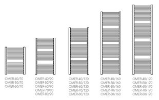 Полотенцесушитель Instal Projekt Omega R OMER-50/70 цена и информация | Полотенцесушители | kaup24.ee