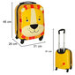 Laste reisikohver lõvi, 31x46x26 cm цена и информация | Kohvrid, reisikotid | kaup24.ee