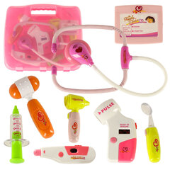 Детский докторский набор, розовый, 73 дет. цена и информация | Игрушки для девочек | kaup24.ee