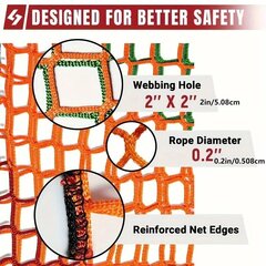 Turvavõrk Saplize, värviline, 3x4,5 m hind ja info | Mänguväljakud, mängumajad | kaup24.ee