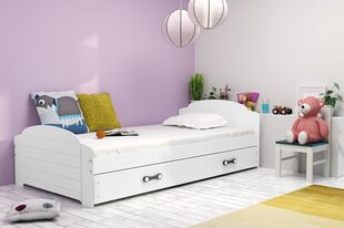 Детская кроватка BMS98BB, 90x200 см, белый цена и информация | Детские кровати | kaup24.ee