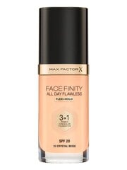 Jumestuskreem Max Factor Facefinity All Day Flawless 3in1, SPF20, 30 ml цена и информация | Пудры, базы под макияж | kaup24.ee