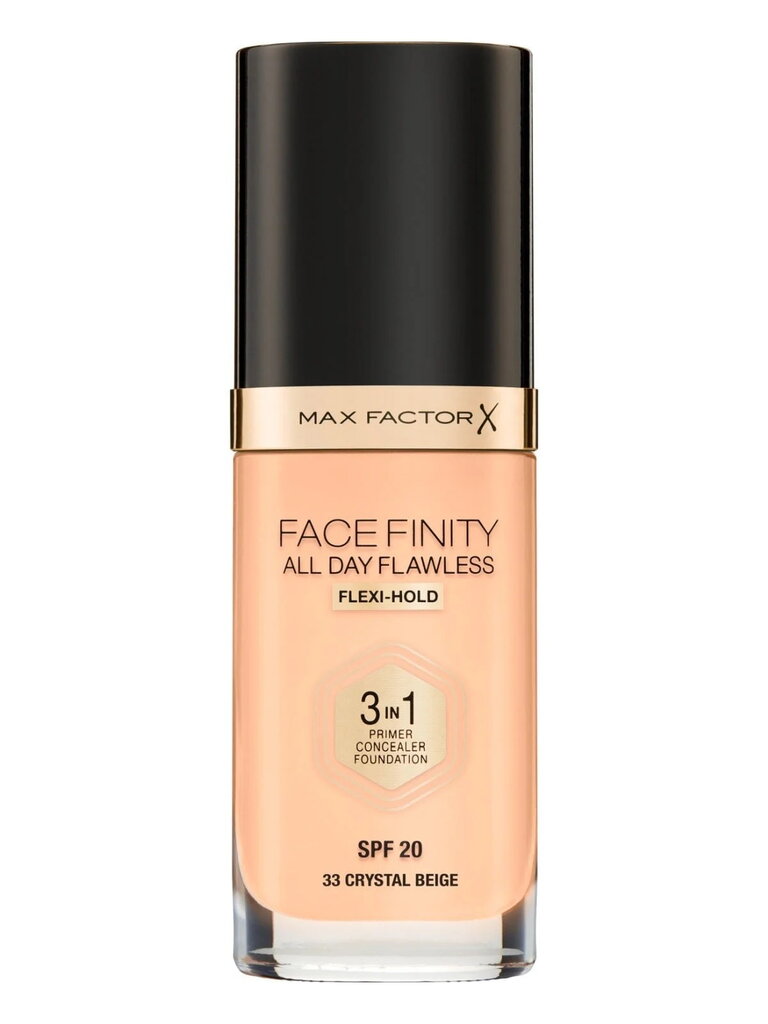 Jumestuskreem Max Factor Facefinity All Day Flawless 3in1, SPF20, 30 ml цена и информация | Jumestuskreemid, puudrid | kaup24.ee