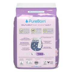 Püksmähkmed PureBorn Night 5 (12-17 kg), 20 tk hind ja info | Mähkmed | kaup24.ee