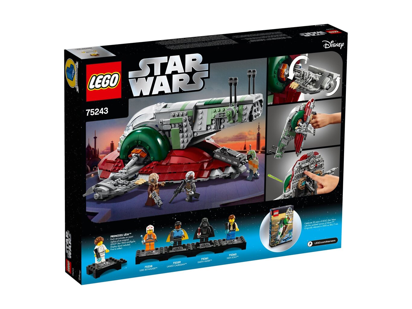 75243 LEGO® Star Wars Slave l цена и информация | Klotsid ja konstruktorid | kaup24.ee