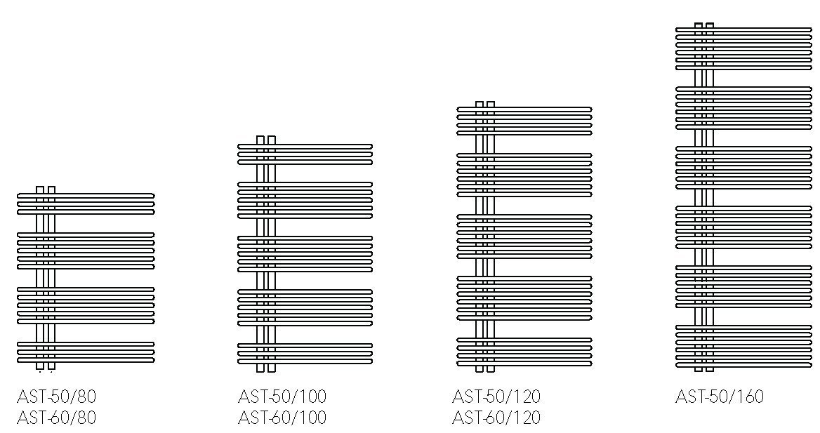 Käterätikuivati Instal Projekt Astro AST-50/100 hind ja info | Vannitoa radiaatorid ja käterätikuivatid | kaup24.ee