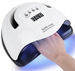 УФ-светодиодная лампа для ногтей, 220 Вт цена и информация | Аппараты для маникюра и педикюра | kaup24.ee