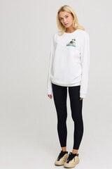 Свитшот женский oversize /no flis/ BSWW30059_L цена и информация | Женские кофты | kaup24.ee