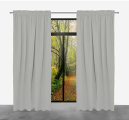 ARCTIC ready-made blackout curtain on tape, 140x250, ZART-02 SILVER цена и информация | Шторы, занавески | kaup24.ee