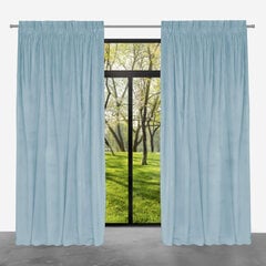 Ready-made velvet curtain PACIFIC on tape, 140x250, ZPAT-09 MARITIME цена и информация | Шторы, занавески | kaup24.ee