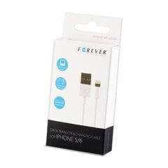 Forever Lightning MD818ZM USB-A, 1 м цена и информация | Borofone 43757-uniw | kaup24.ee