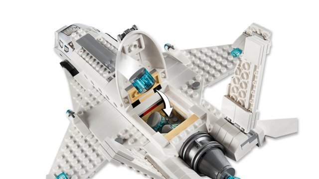 76130 LEGO® Super Heroes Starki reaktiivlennuki ja drooni rünnak цена и информация | Klotsid ja konstruktorid | kaup24.ee