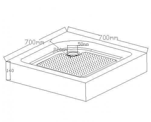 Dušikabiin Mexen Rio koos aluse ja sifooniga, 70x70,80x80,90x90, poolmatt цена и информация | Dušikabiinid | kaup24.ee