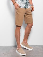 Lühikesed püksid meestele Ombre Clothing 122090-7, beež hind ja info | Meeste lühikesed püksid | kaup24.ee