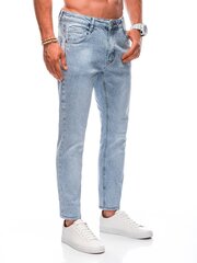 мужские джинсы p1432 - синие цена и информация | Мужские брюки | kaup24.ee