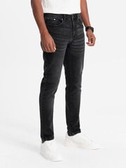 джинсы slim fit – czarne v1 om-padp-0110 цена и информация | Мужские джинсы | kaup24.ee