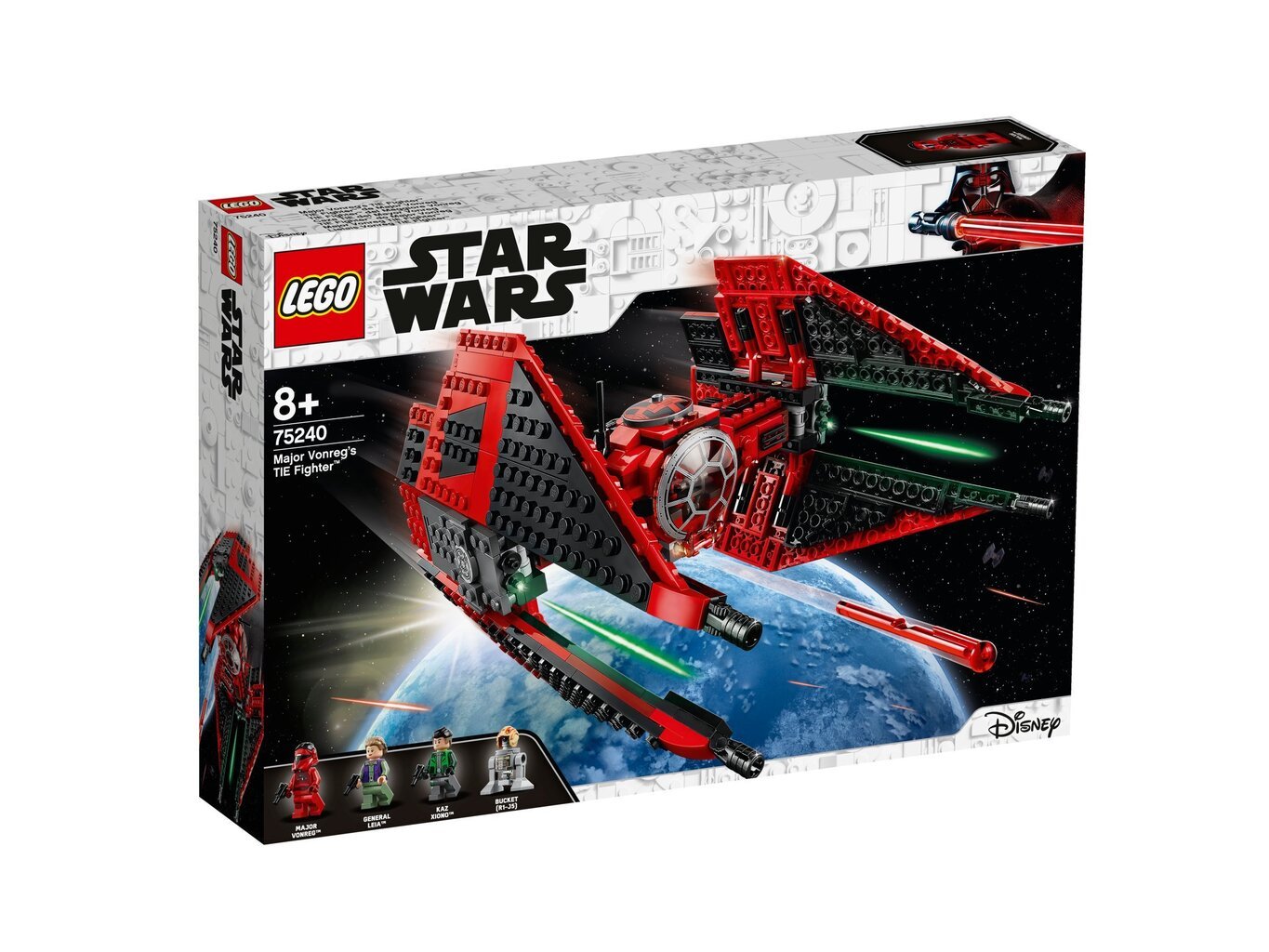 75240 LEGO® Star Wars Major Vonreg TIE võitleja hind ja info | Klotsid ja konstruktorid | kaup24.ee