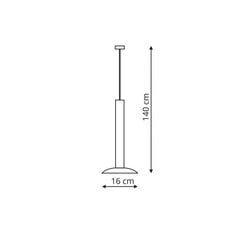 Light Prestige подвесной светильник Hat 1 цена и информация | Потолочный светильник, 38 x 38 x 24 см | kaup24.ee