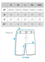 Мужские шорты чинос Ombre OM-SRCS-0128 цена и информация | Мужские шорты | kaup24.ee