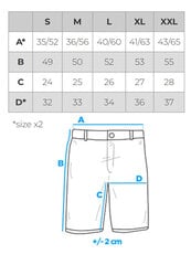Мужские шорты Ombre OM-SRSK-0105 цена и информация | Мужские шорты | kaup24.ee