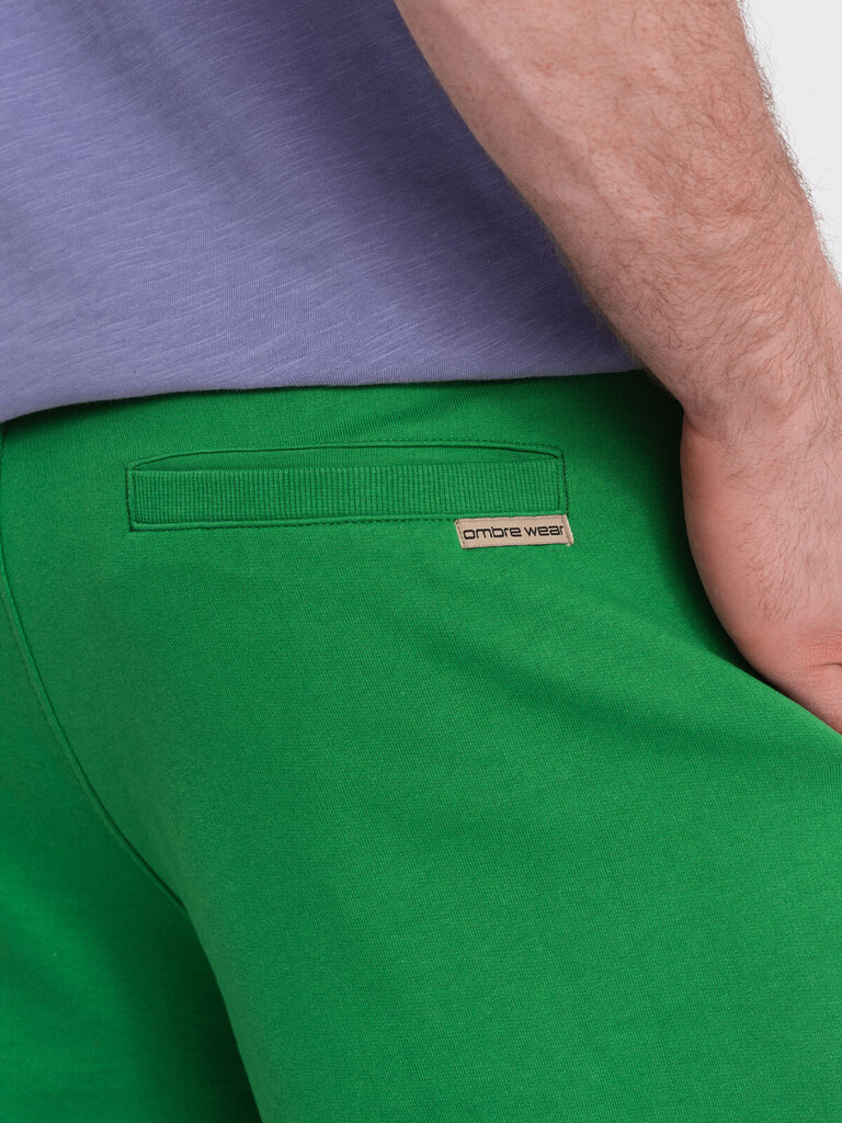 Lühikesed püksid meestele Ombre OM-SRSK-0105, roheline цена и информация | Meeste lühikesed püksid | kaup24.ee